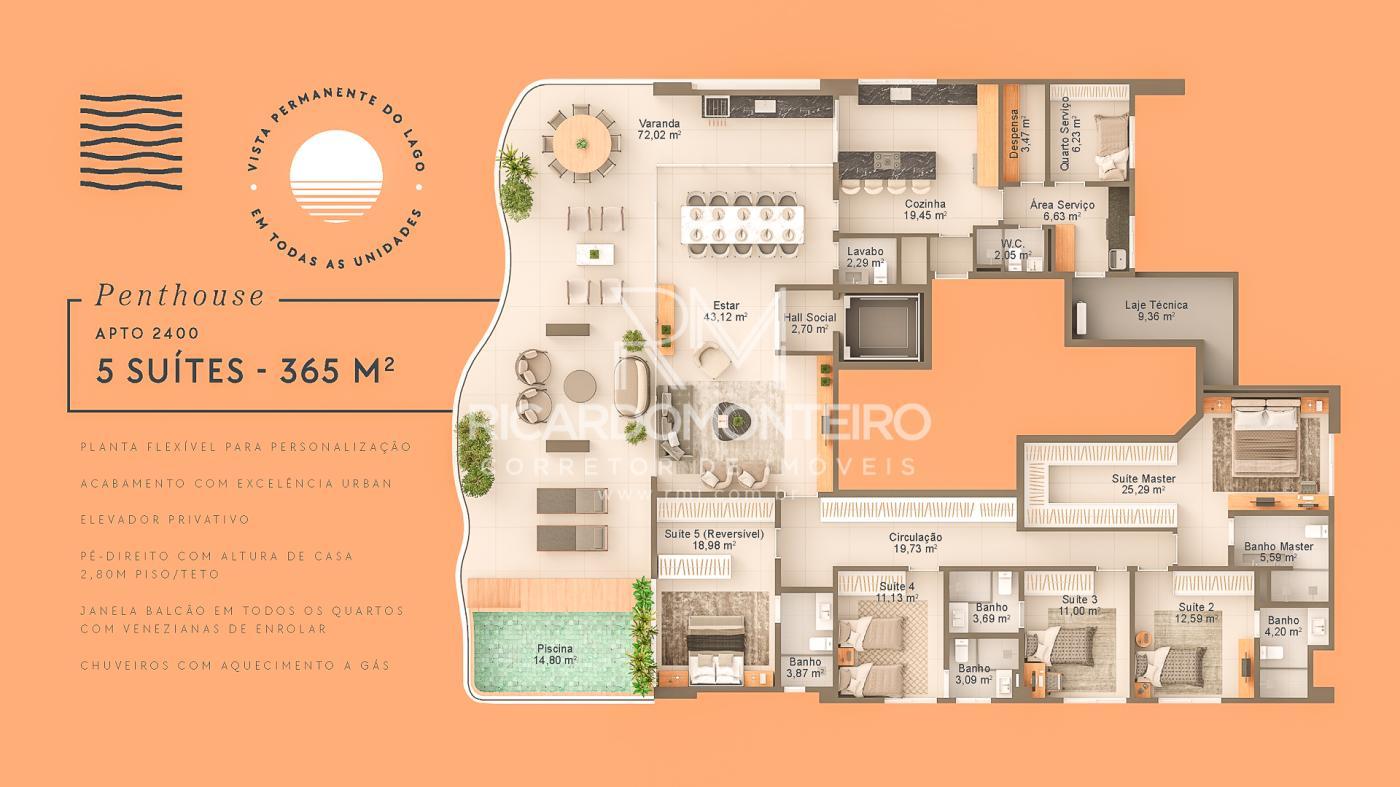 Apartamento à venda com 3 quartos, 161m² - Foto 14
