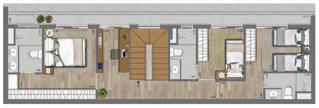 Apartamento à venda com 3 quartos, 70m² - Foto 46