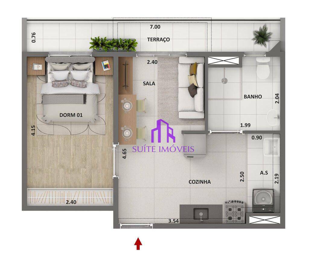 Apartamento à venda com 2 quartos, 48m² - Foto 29