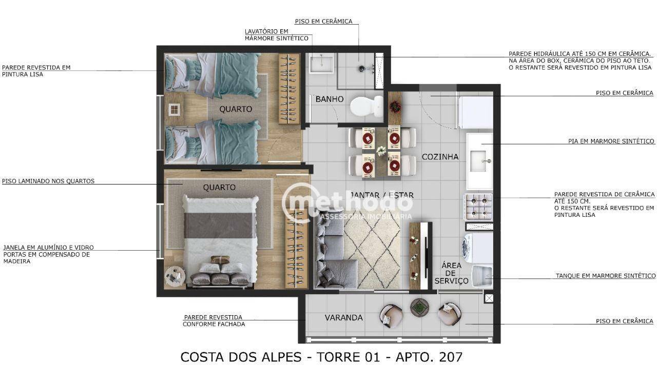 Apartamento à venda com 2 quartos, 39m² - Foto 13