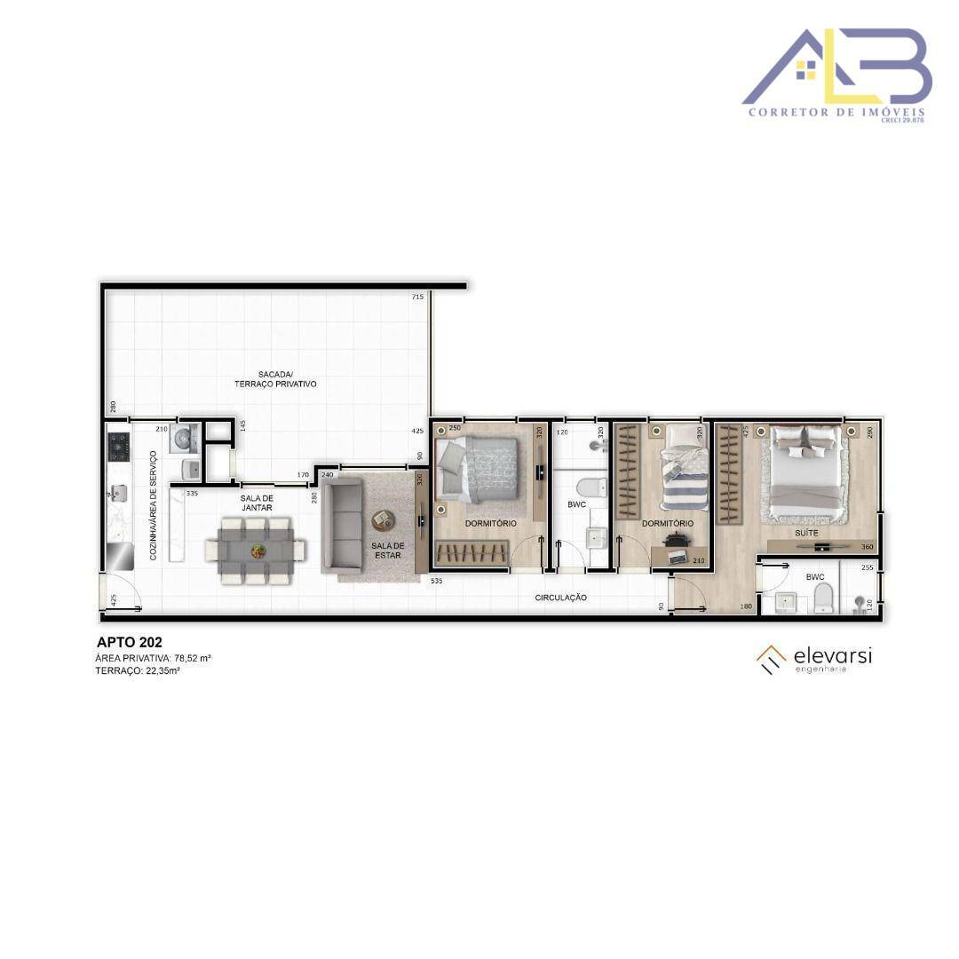 Apartamento à venda com 3 quartos, 78m² - Foto 11
