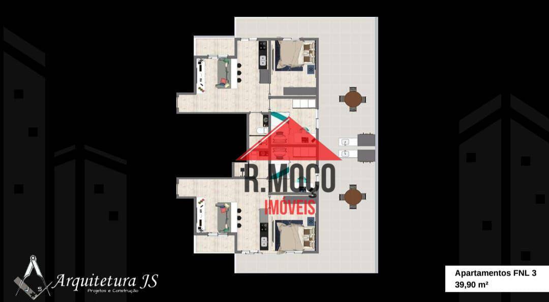 Apartamento à venda com 2 quartos, 40m² - Foto 24