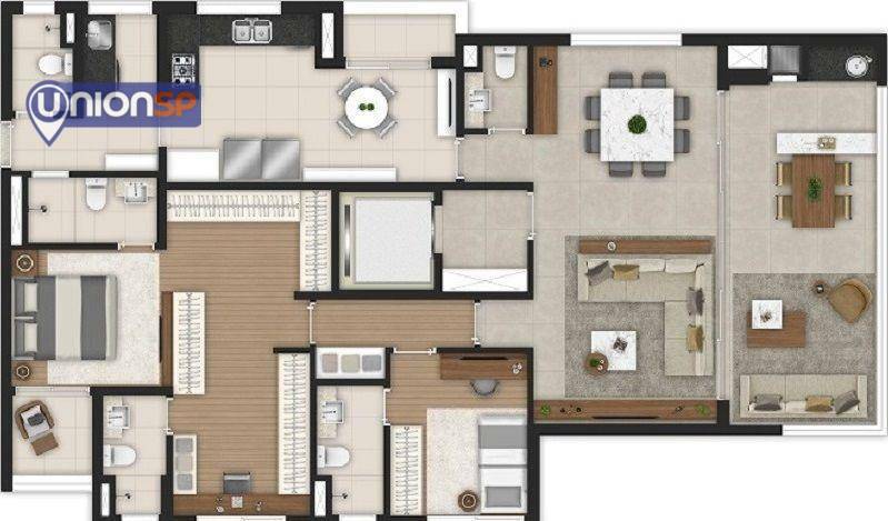 Apartamento à venda com 3 quartos, 141m² - Foto 13