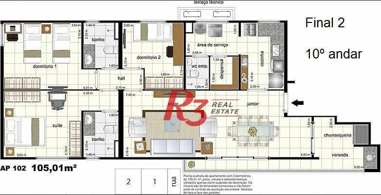 Cobertura à venda com 3 quartos, 152m² - Foto 39