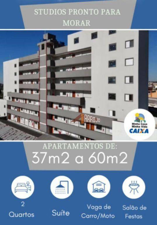 Apartamento à venda com 2 quartos, 37m² - Foto 2