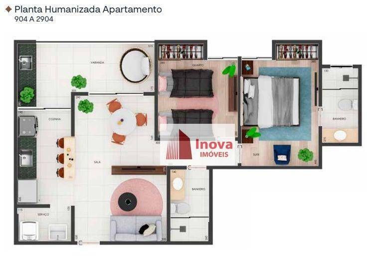 Apartamento à venda com 2 quartos, 75m² - Foto 21