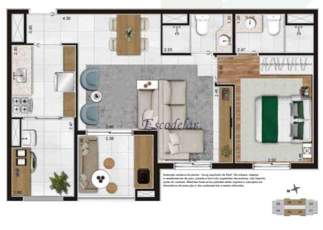 Apartamento à venda com 2 quartos, 56m² - Foto 16