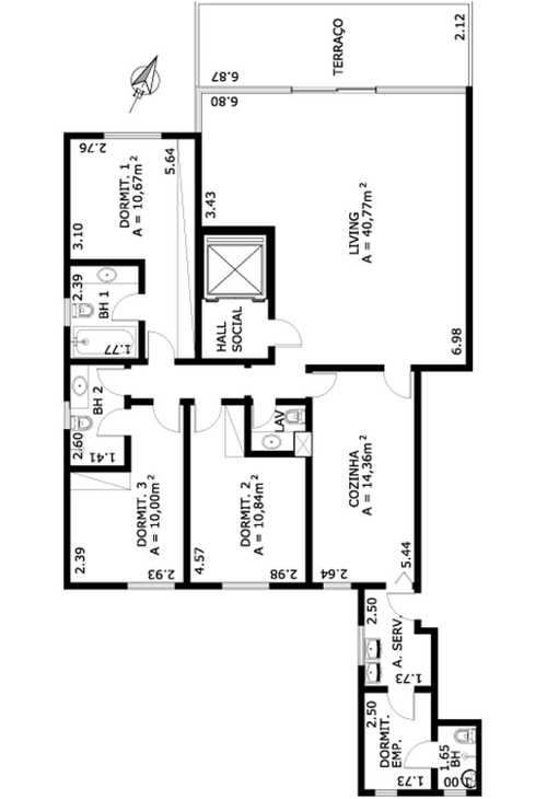 Apartamento à venda com 3 quartos, 265m² - Foto 10