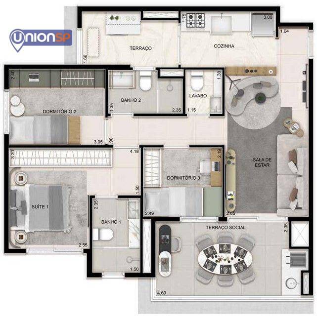 Apartamento à venda com 3 quartos, 79m² - Foto 21