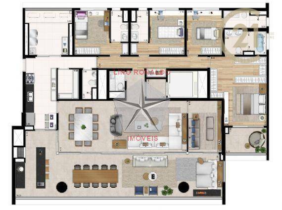 Apartamento à venda com 4 quartos, 275m² - Foto 39