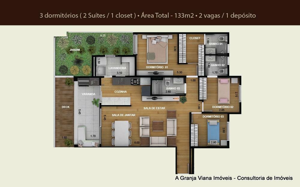 Apartamento à venda com 3 quartos, 242m² - Foto 59