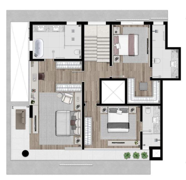 Apartamento à venda com 3 quartos, 176m² - Foto 31