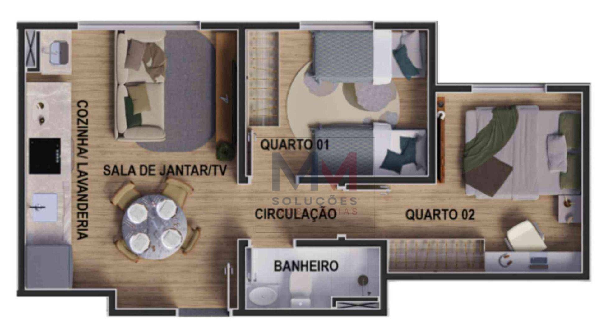 Apartamento à venda com 2 quartos, 41m² - Foto 19