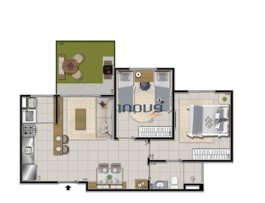 Apartamento à venda com 2 quartos, 41m² - Foto 20