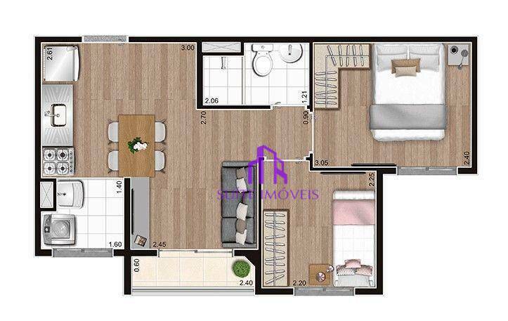 Apartamento à venda com 2 quartos, 37m² - Foto 14