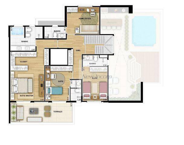 Apartamento à venda com 4 quartos, 310m² - Foto 10