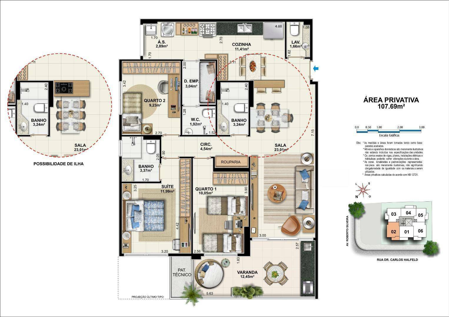 Cobertura à venda com 3 quartos, 228m² - Foto 43