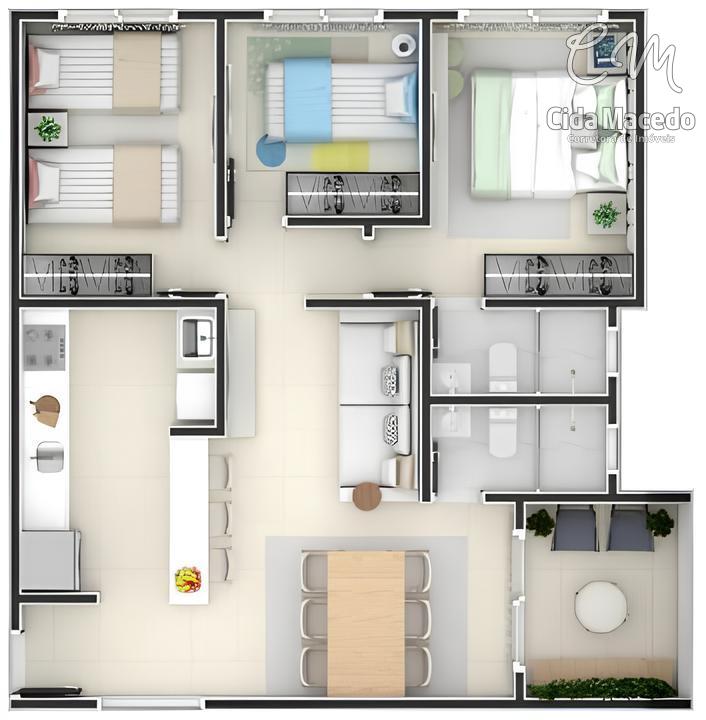 Apartamento à venda com 3 quartos, 71m² - Foto 6