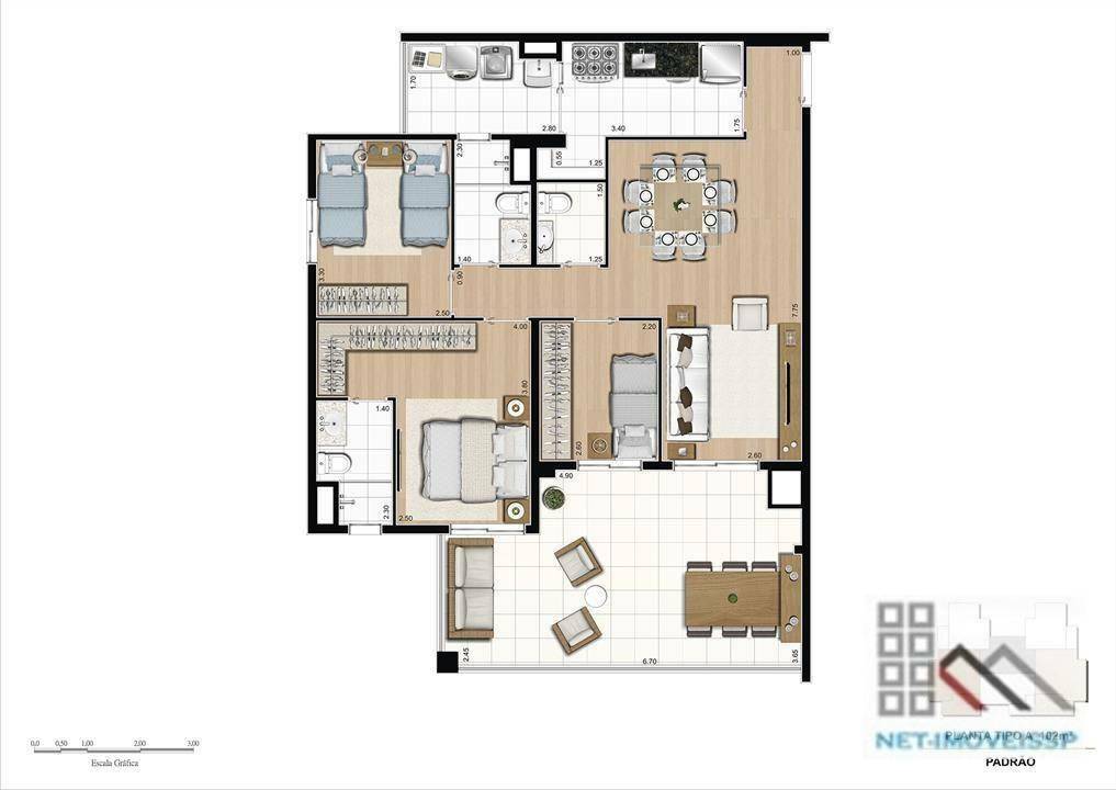 Apartamento à venda com 2 quartos, 102m² - Foto 21