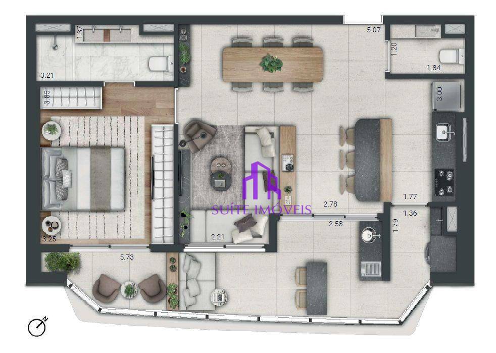 Apartamento à venda com 3 quartos, 106m² - Foto 42