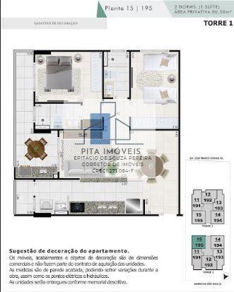 Apartamento à venda com 2 quartos, 80m² - Foto 26