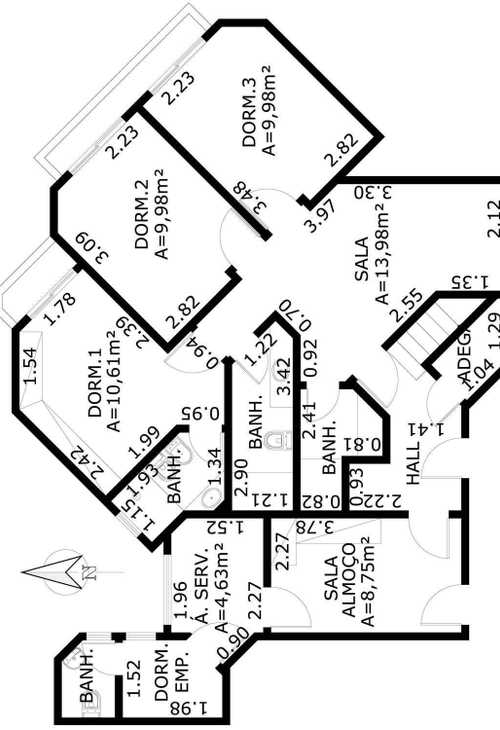 Apartamento à venda com 3 quartos, 100m² - Foto 4