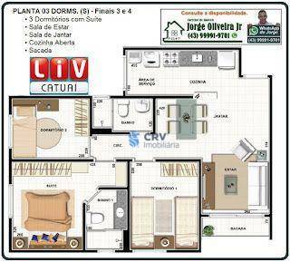 Apartamento para alugar com 3 quartos, 63m² - Foto 38