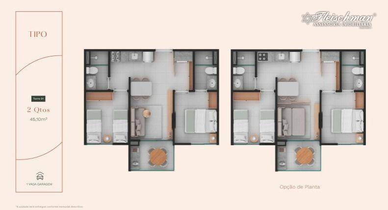 Apartamento à venda com 2 quartos, 50m² - Foto 7