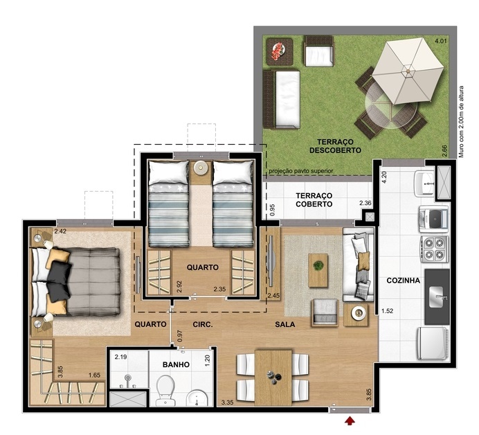 Apartamento à venda com 1 quarto, 6587m² - Foto 27