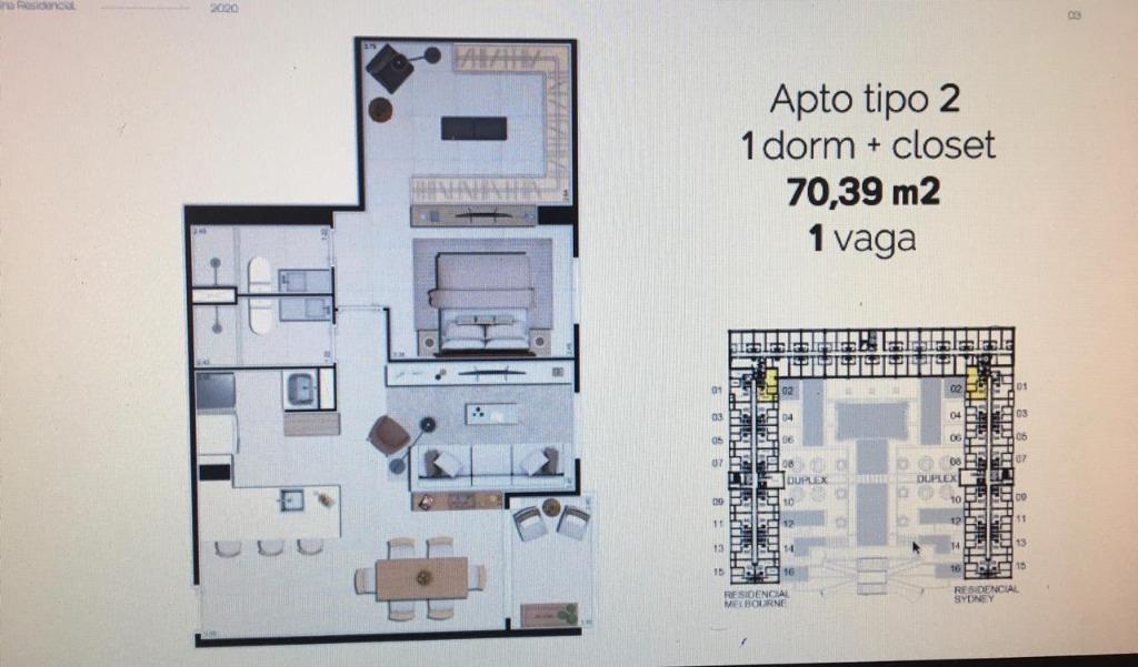 Apartamento à venda com 2 quartos, 56m² - Foto 11