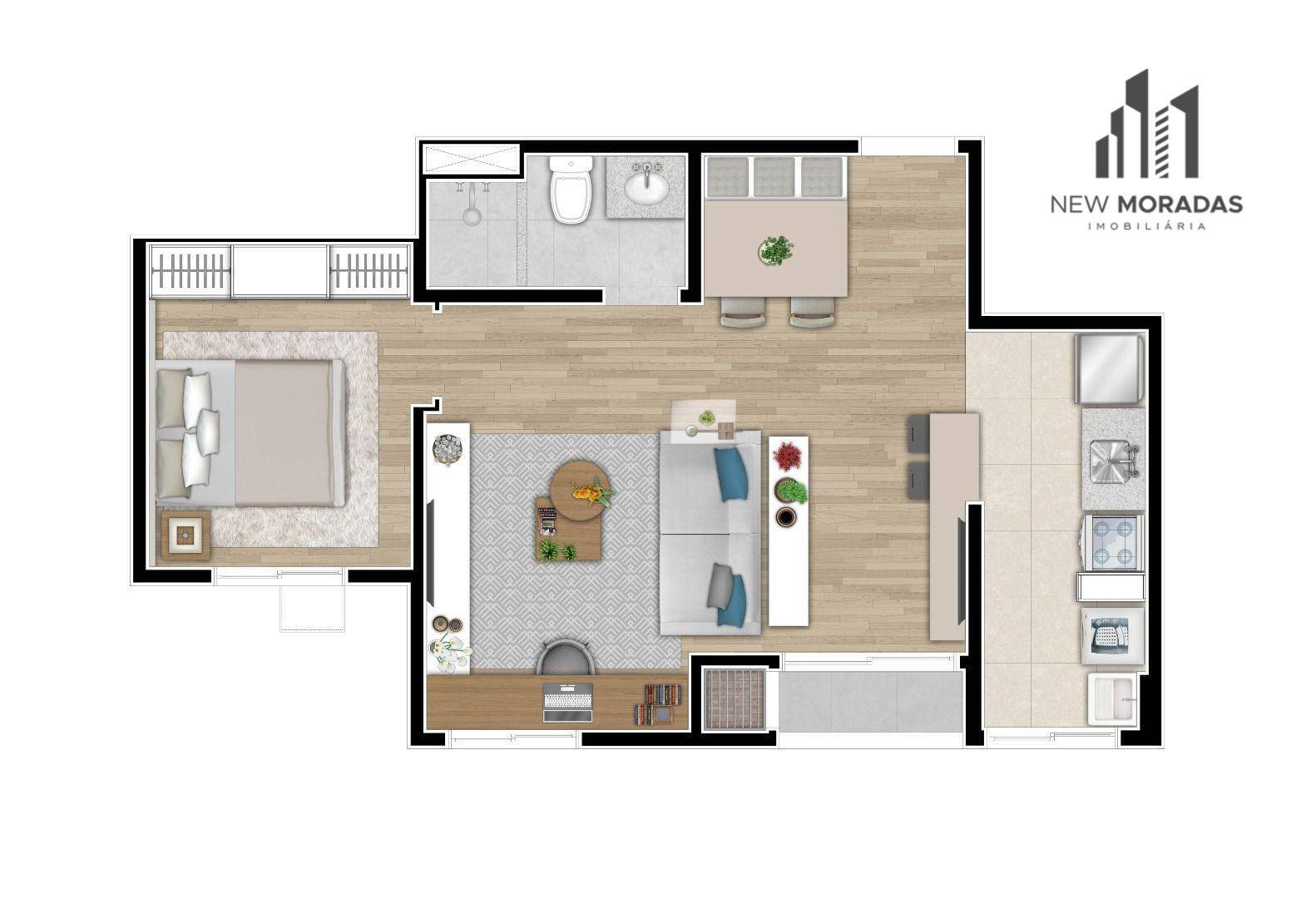 Apartamento à venda com 2 quartos, 44m² - Foto 20