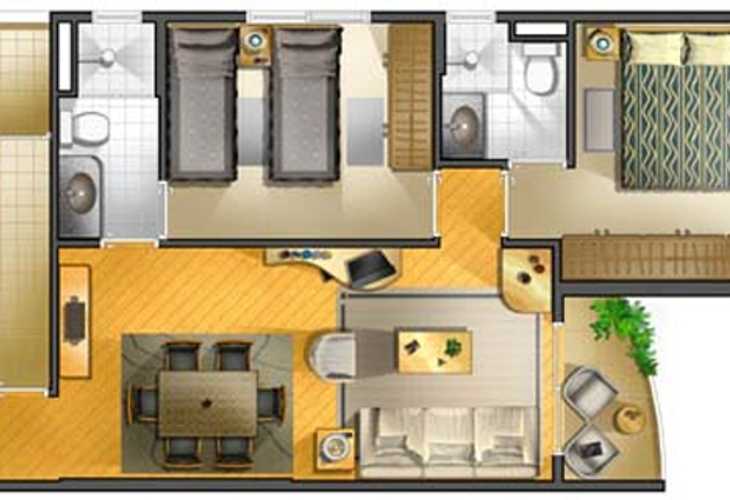 Apartamento à venda com 2 quartos, 57m² - Foto 3