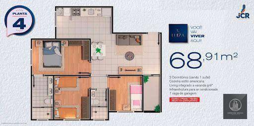 Apartamento à venda com 2 quartos, 50m² - Foto 5