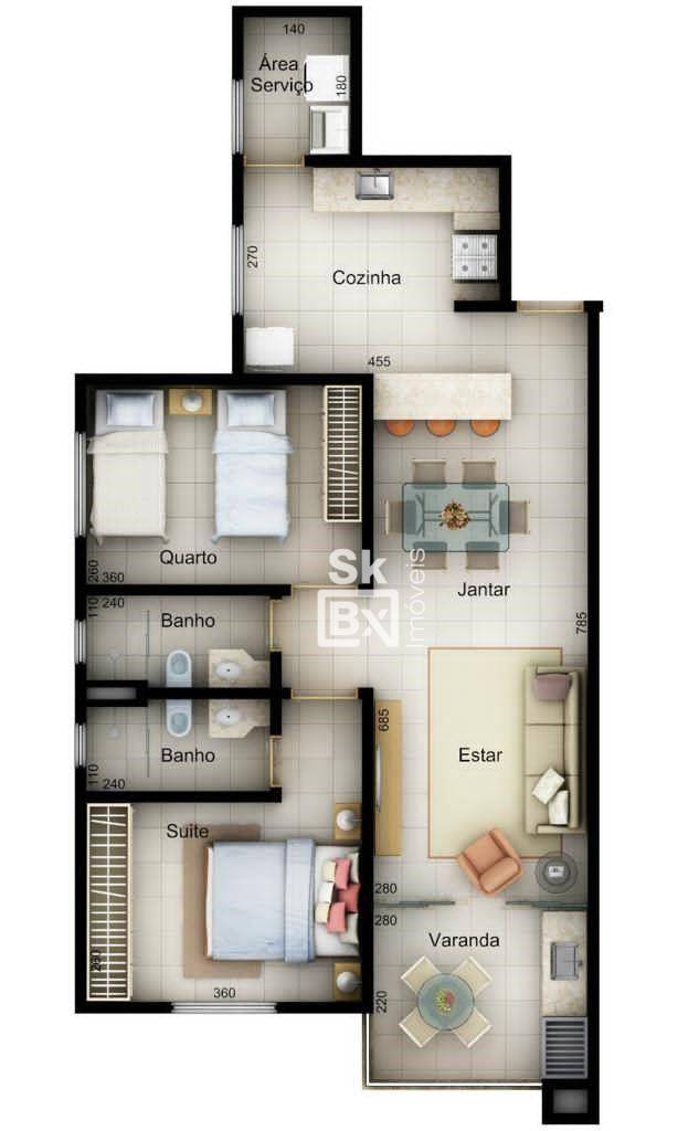 Apartamento à venda com 2 quartos, 70m² - Foto 26