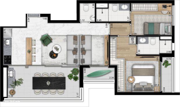 Apartamento à venda com 3 quartos, 79m² - Foto 31