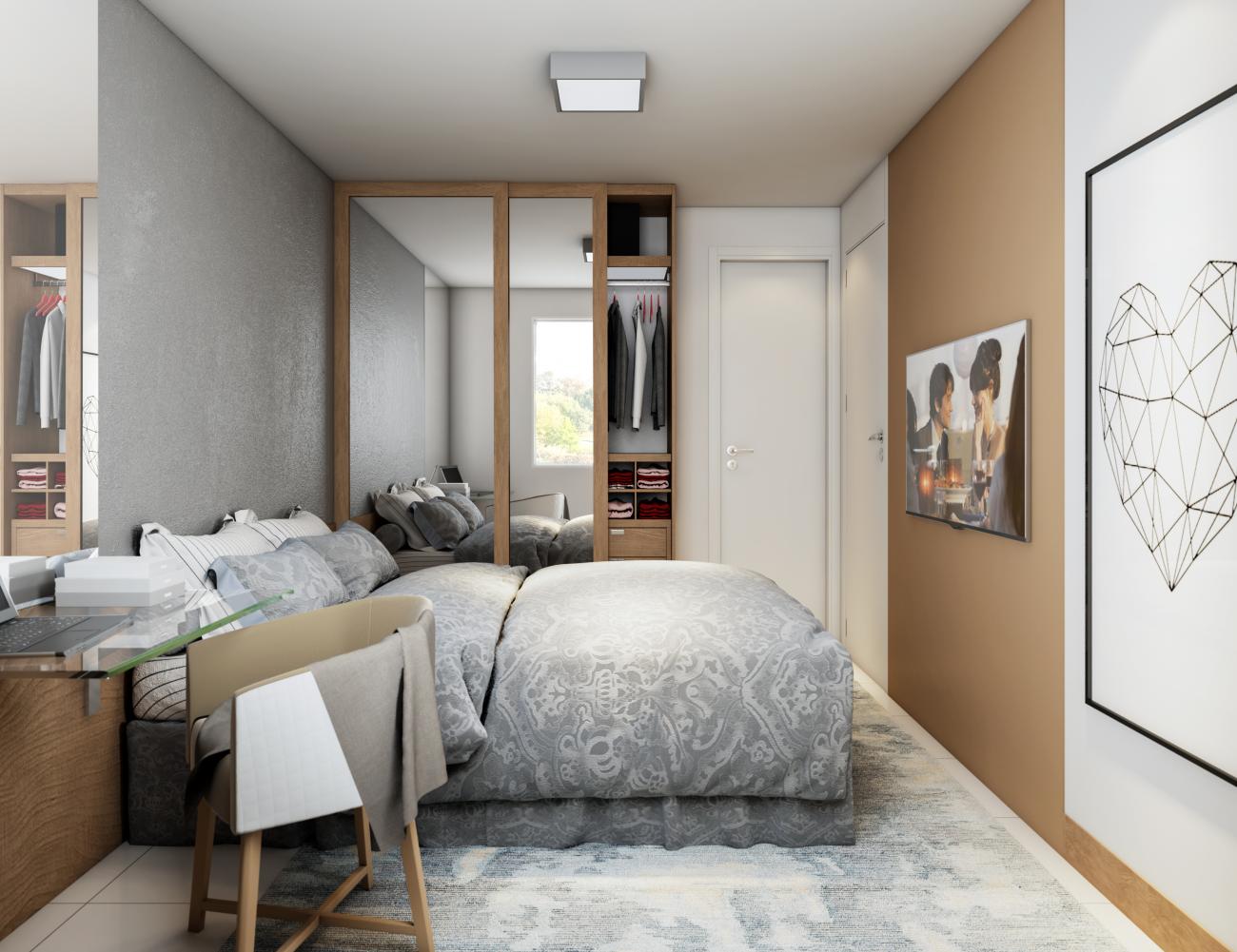 Apartamento à venda com 2 quartos, 45m² - Foto 4