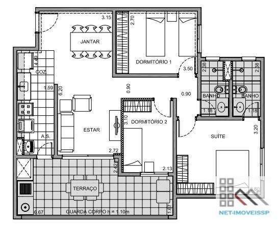 Apartamento à venda com 3 quartos, 85m² - Foto 31