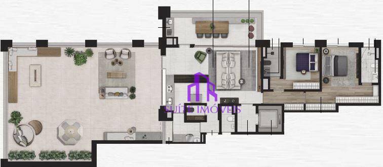 Apartamento à venda com 2 quartos, 135m² - Foto 26