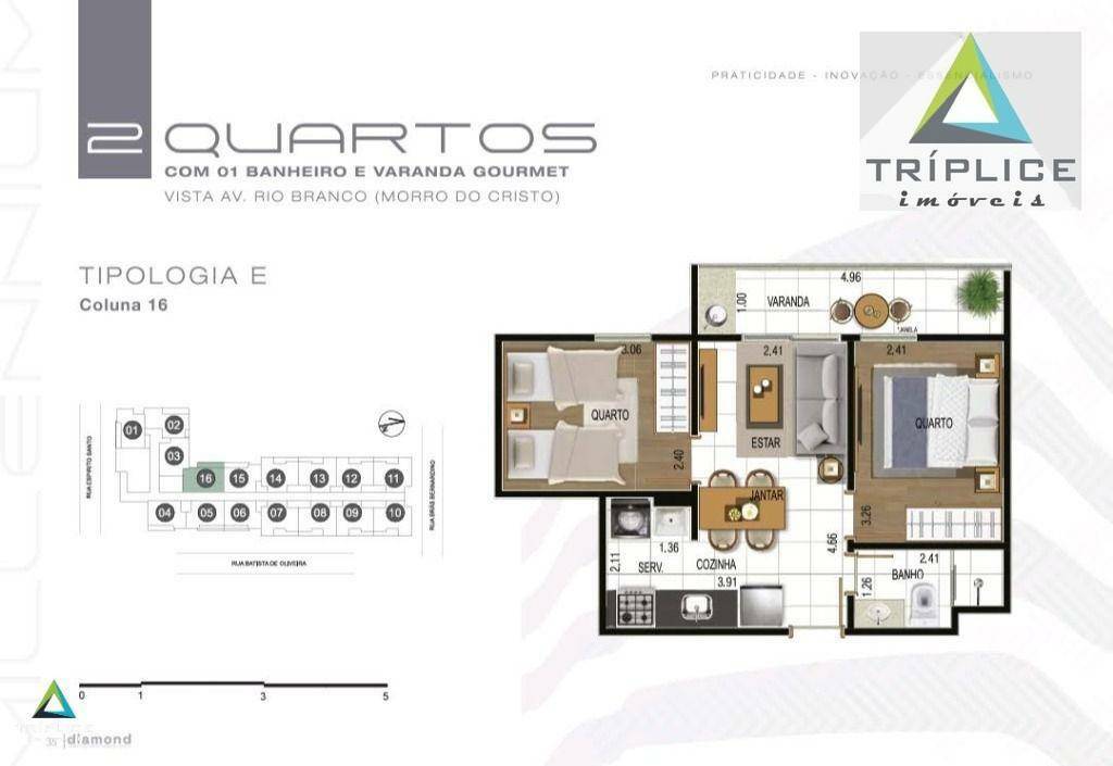 Apartamento à venda com 2 quartos, 49m² - Foto 37