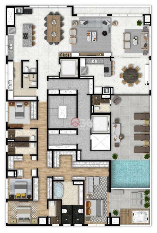 Apartamento à venda com 3 quartos, 161m² - Foto 8