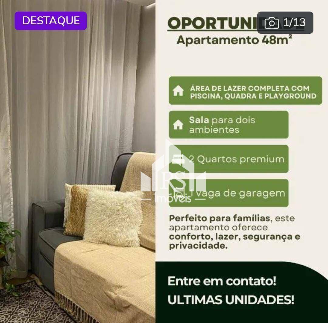 Apartamento à venda com 2 quartos, 48m² - Foto 1