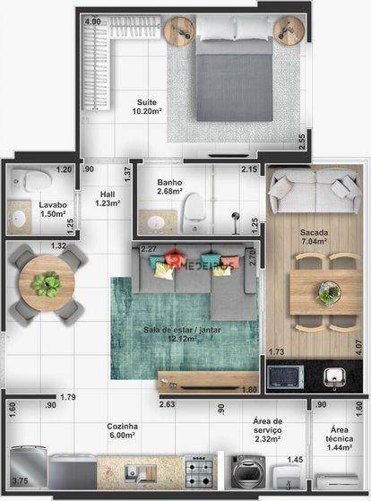 Apartamento à venda com 2 quartos, 73m² - Foto 16