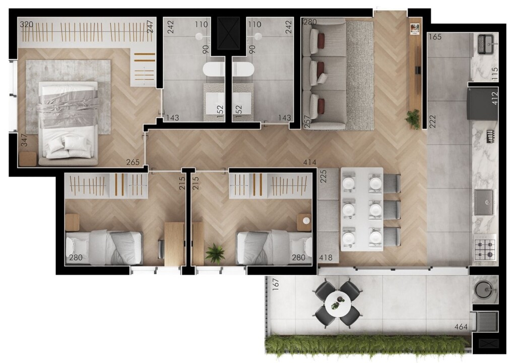 Apartamento à venda com 2 quartos, 6655m² - Foto 24