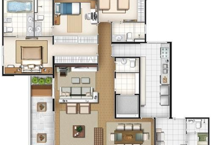 Apartamento à venda com 3 quartos, 130m² - Foto 7