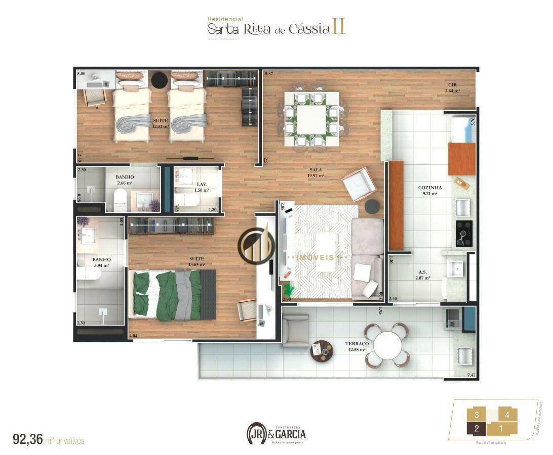 Apartamento à venda com 2 quartos, 93m² - Foto 83