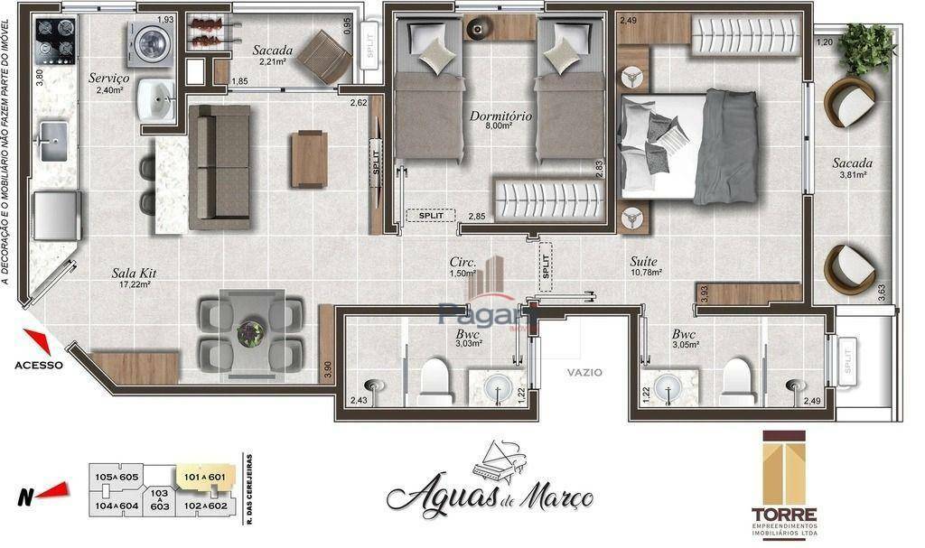 Apartamento à venda com 2 quartos, 65m² - Foto 16