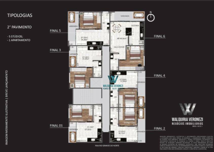 Apartamento à venda com 1 quarto, 30m² - Foto 15