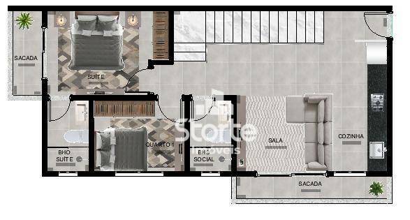 Apartamento à venda com 2 quartos, 67m² - Foto 9