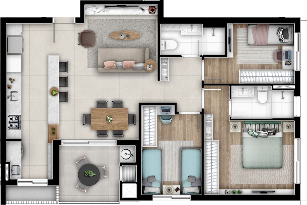 Apartamento à venda com 2 quartos, 6823m² - Foto 13