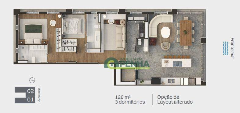 Apartamento à venda com 3 quartos, 128m² - Foto 15